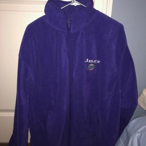 XL UTAH JAZZ mens zip up jacket